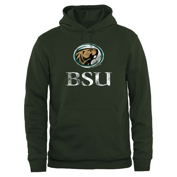 Men NCAA Bemidji State Beavers Big Tall Classic Primary Pullover Hoodie Green->more ncaa teams->NCAA Jersey